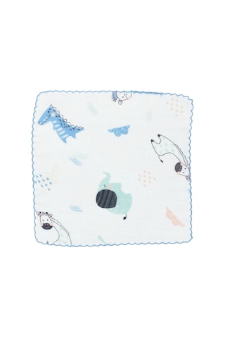 Bebekevi Müslin Mendil 25x25 Cm 871 Mavi