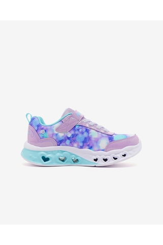 Skechers Flutter Heart Lıghts - Blurred Love Büyük Kız Çocuk Mor Işıklı Spor Ayakkabı 303255l Lvtq