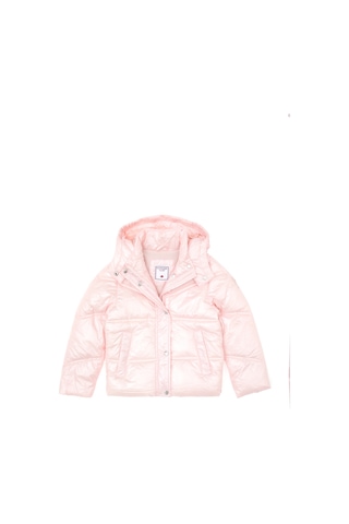U.S. Polo Assn. Kız Çocuk Açık Pembe Kapüşonlu Mont 50313056-VR078