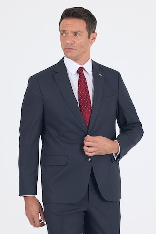 İmza Koyu Antrasit Mono Yaka Bez Ayağı Tam Astar Pamuklu 4 Drop Comfort Fit Classic Takım Elbise 1001250178 Koyu Antrasit