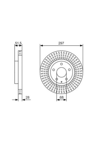 Mazda Cx-5 2.0 2011-2020 Bosch Ön Disk 2 Adet
