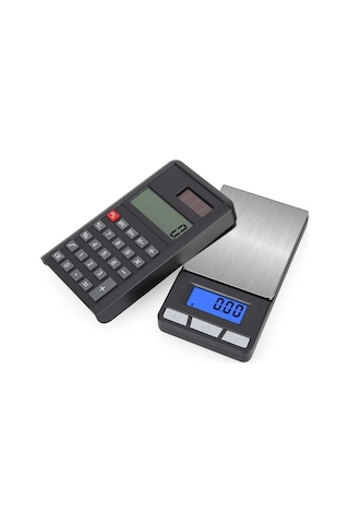 Lcd Ekran Elektronik Hesap Makineli Hassas Dijital Takı Altın Gram Ölçer Terazi 500g 0.1g Lisinya