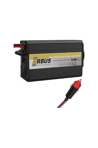 Orbus Ms150w 150w 12v Dc - 220v Ac Modifiye Sinüs Araç Çakmaklık İnverteri