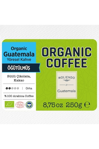 Moliendo Organic Guatemala Shb Yöresel Kahve Öğütülmüş 250 G