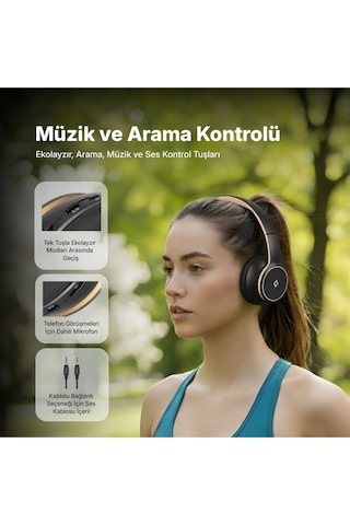 Ttec Soundlife Neo 2KM158 Bluetooth 5.3 Kulaküstü Kulaklık