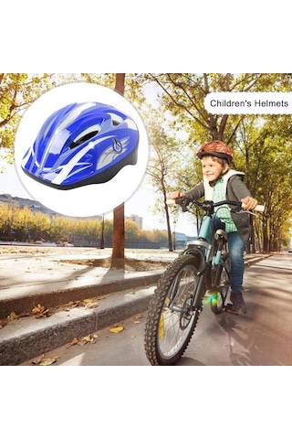 Trendooze Sporları Mavi Mavi Kaskları Kaskları Karikatür Drop Doğa Çocuk Bisiklet Binme Anti Yl Mavi
