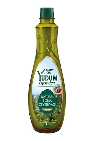 Yudum Egemden Naturel Sızma Zeytinyağı Yumuşak Lezzet Pet 1 L