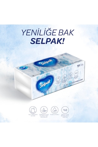 Selpak El ve Yüz Havlusu 12 x 100'lü