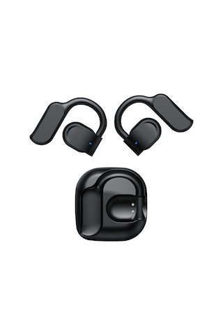Folinda Gt05 Kulaküstü Açık Kulaaklı Bluetooth 5.4 Kulaklık - Spor İçin Ağrısız Taşıma, Dış Ses Algılama, Uzun Pil Ömrü, Dokunmatik Kontrol, Ipx5 Su Geçirmez, 300mah Şarj Kutusu, Siyah