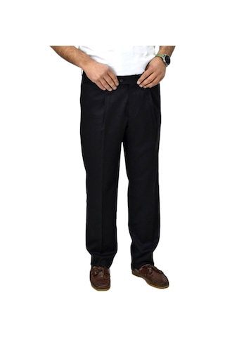 Notra Erkek Pileli Klasik Kumaş Pantolon P1174 Bgl-st04410 Siyah