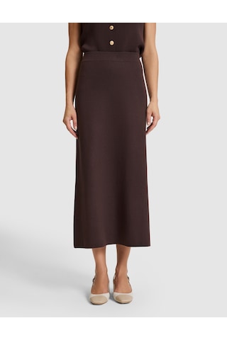 Pierre Cardin Kahverengi A Kesim Triko Etek 50331304 Vr029