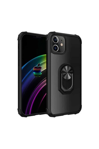 Apple Uyumlu iPhone 12 Mini Kılıf Zore Mola Kapak Siyah