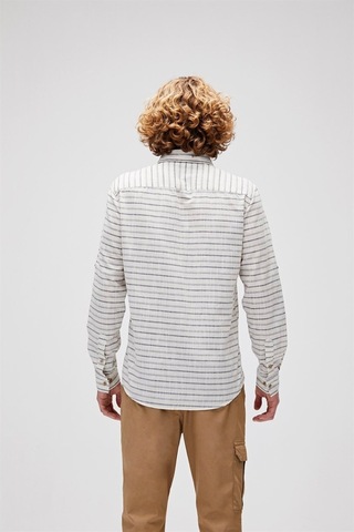 Bad Bear Marshall Erkek Lacivert Klasik Yaka Gömlek 210130010-NVY Lacivert