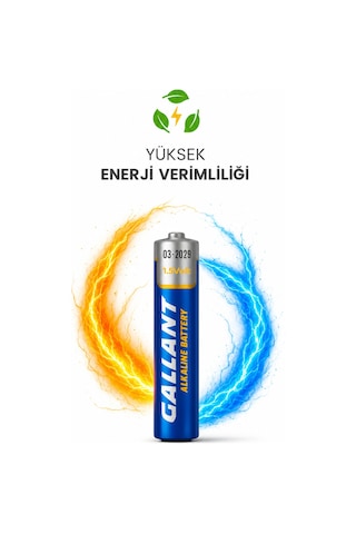 Aaaa 1.5v Alkalin Pil 4'lü Ekonomik Paket Tablet Kalemi Şeker Ölçüm Cihazı Lazer Fener Uyumlu Yeni Tarihli