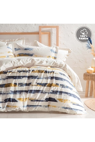 Yataş Bedding Stain Ranforce Çift Kişilik Nevresim Takımı - Bej