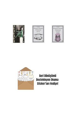 Gulyabani Cep Boy + Billur Kalp + Nimetşinas - Toraman + Okuma Sticker'ları