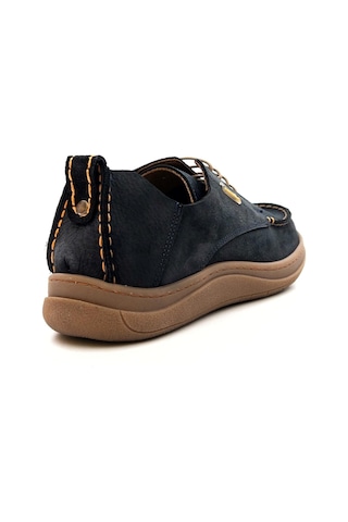 Greyder 64680 Erkek Hakiki Deri Nubuk Bağcıklı Casual Ayakkabı Lacivert