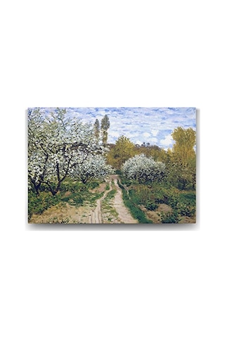 Claude Monet - Elma Ağaçları Tablosu - 90x60cm