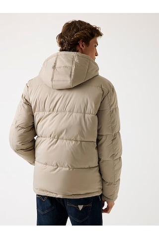 Guess Stretch Puffa Jacket Erkek Şişme Mont M4bl21wgj42 M4bl21wgj42 A90n Bej