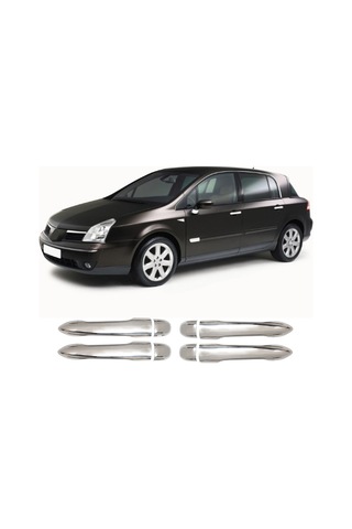 Renault Vel Satis Uyumlu 2006-2009 Krom Kapı Kolu 4 Kapı Paslanmaz Çelik