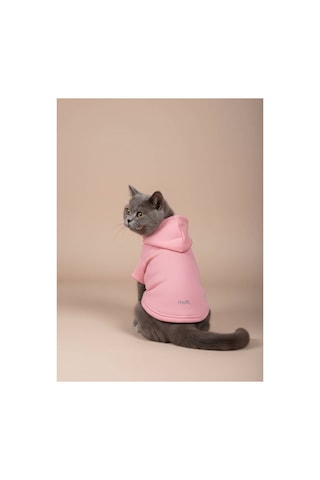 Kapüşonlu Kedi Köpek Kıyafeti Sweatshirt Hoodie Evcil Hayvan Giysisi