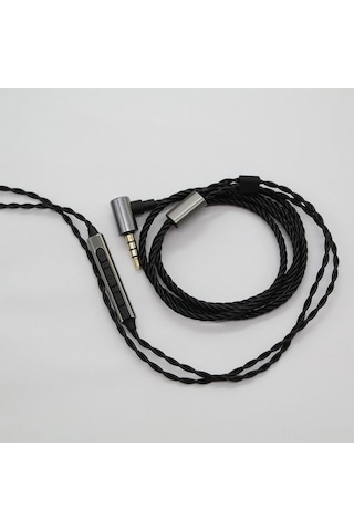 Shure Se315 Se535 Se846 İçin Mmcx Yükseltme Kablosu - Siyah, Pvc Malzeme, 125cm Uzunluk