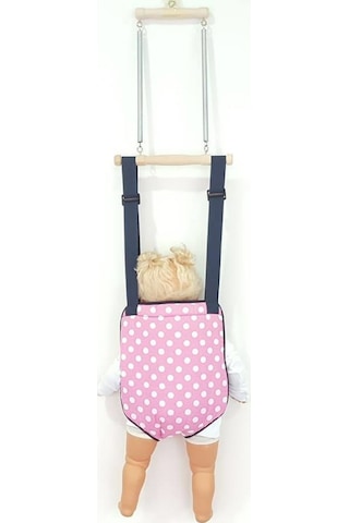 Kız - Erkek Bebek Hoppala (Zıp Zıp) Pembe Yürüteç