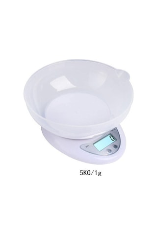 5 Kg / 1g Yüksek Hassasiyetli Mutfak Gıda Ölçeği Tartım Ölçümü Gıda Pişirme Pişirme İçin Dijital Ölçek Ahşap