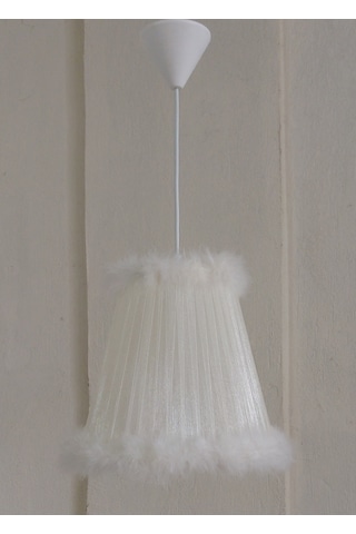 N-56 Krem Organze Yatak Odası Çocuk Ve Bebek Odası Avize Pembe Krem