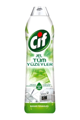Cif Jel Tüm Yüzeyler Yüzey Temizleyici Bahar Ferahlığı 4 x 750 ML