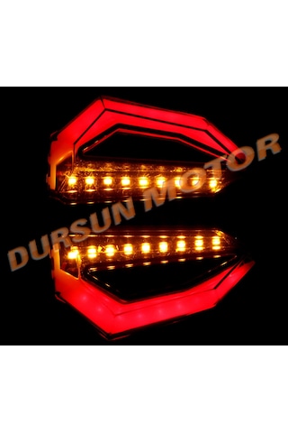 Motosiklet Amerikan Park Modüllü Yeni Nesil Led Sinyal takım 05 N11.54