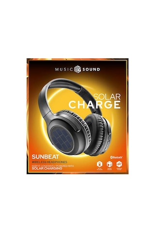 Cellularlıne Music Sound Sunbeat Solar Panelli Bluetooth 5.3 Kulak Üstü Kulaklık