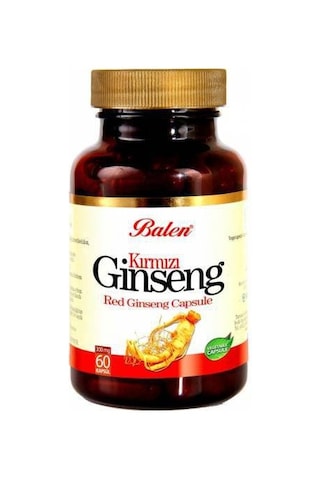 Balen Kırmızı Ginseng Red Ginseng 375 Mg 60 Kapsül Balen Kırmızı Ginseng Red Ginseng 375 Mg 60 Kapsül