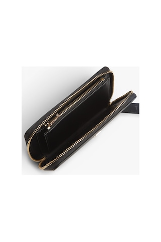 Tommy Hilfiger Th Logotape Compact Zıp Around Kadın Siyah Cüzdan - Aw0aw18699
