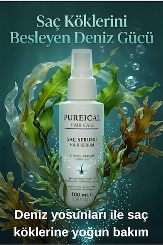 Pureical Bitkisel Saç Serumu 100 ML
