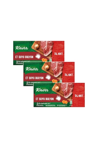 Knorr Et Suyu Bulyon 24 Lü 240 Gr X 3 Adet