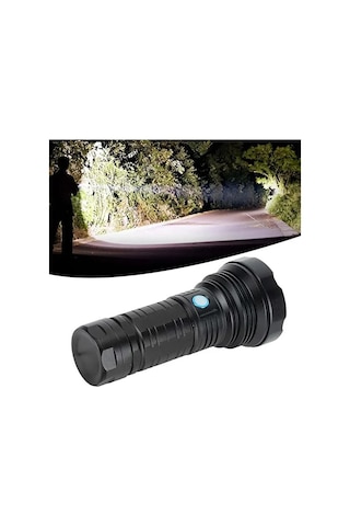 Gold Orion Şarjlı El Feneri Or-753 Siyah