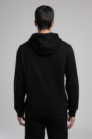 Lee Cooper Videl Erkek Kapüşonlu Sweatshirt Siyah-20991 Siyah