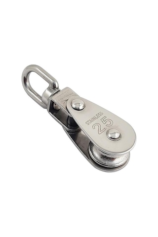 25Mm Mafsallı - Fırdöndülü Paslanmaz Makara