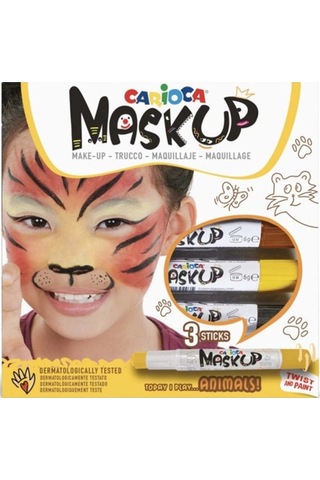 Mey İthalat Mask Up Yüz Boyası 3 Renk Animals