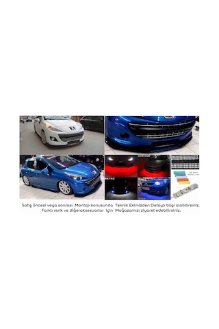 Mondeo Lip 4 Parça Kırmızı / Tampon Eki