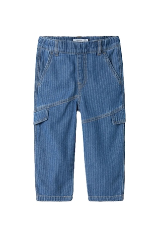Name It Nmmben Tap Stripe Unisex Çocuk Jean Pantolon 13240293 Mavi