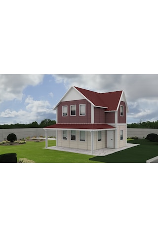 101 M2 Çift Katlı Prefabrik Ev