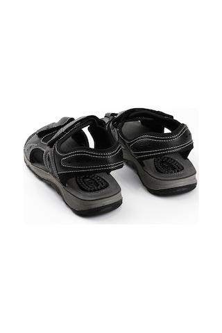 Gezer 00093 Siyah Cırtlı Yazlık Erkek Sandalet 001