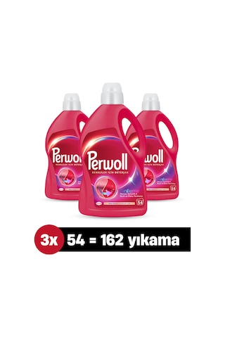 Perwoll Renkli Yenileme Hassas Bakım Sıvı Çamaşır Deterjanı 3 x 2970 ML