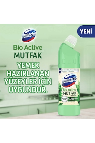 Domestos Beyaz Sabun Ferahlığı Çamaşır Suyu 3 x 750 ML + Domestos Mutfak Bio Active Çamaşır Suyu 3 x 750 ML