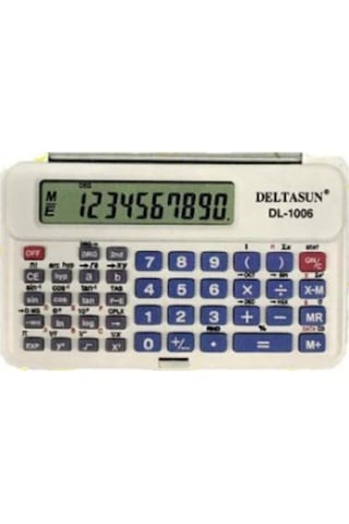 Deltasun DL-1006 Fonksiyonlu Kapaklı 10 Hane Hesap Makinesi