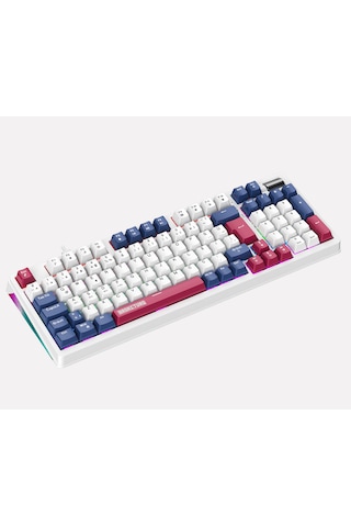 Bronzturq Mk1116 Rgb-abs Red Swıtch 3n1 Usb + 2.4g + Bluetooth Mekanik Klavye