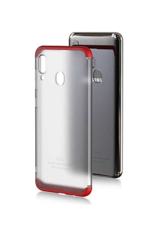 Galaxy A30 Kılıf Zore Nili Kapak Kırmızı