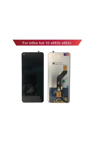 Infinix Hot 10 Lcd Ekran Dokunmatik Siyah